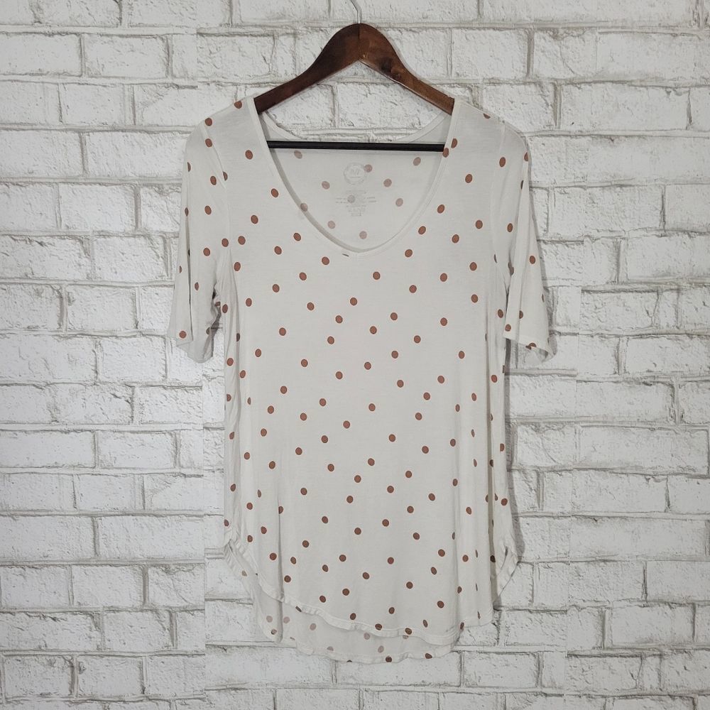 Maurices polka‎ dot short sleeve tee